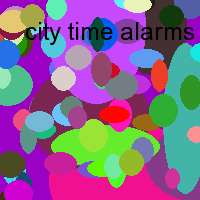 city time alarms